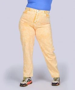 Mokuyobi NEW Buttercup Acid Wash Denim Jeans