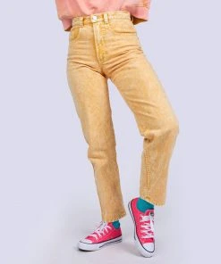 Mokuyobi NEW Buttercup Acid Wash Denim Jeans