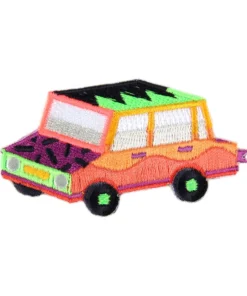 Mokuyobi Automobile Embroidered Sticker