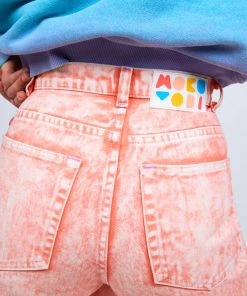 Mokuyobi NEW Flamingo Acid Wash Denim Jeans