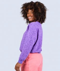 Mokuyobi NEW Grape Jelly Zap Crew Sweatshirt