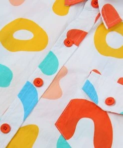 Mokuyobi Apparel Happy Breakfast Button Up Shirt