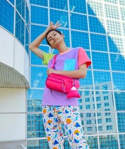 Mokuyobi Hot Pink Fanny Pack Sling NEW