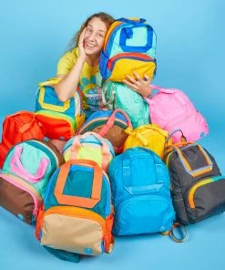 Mokuyobi NEW Red Orange Mini Atlas Backpack