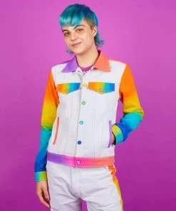 Mokuyobi Moon Rise Airbrush Denim Jacket Apparel