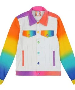 Mokuyobi Moon Rise Airbrush Denim Jacket Apparel