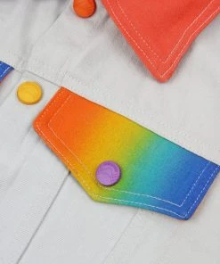 Mokuyobi Moon Rise Airbrush Denim Jacket Apparel