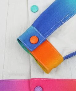 Mokuyobi Moon Rise Airbrush Denim Jacket Apparel