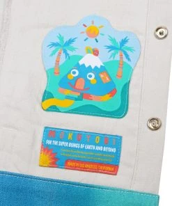 Mokuyobi Moon Rise Airbrush Denim Jacket Apparel