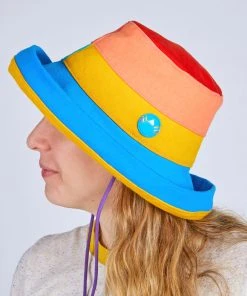 Mokuyobi NEW Rainbow Denim Sun Hat