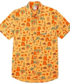 Mokuyobi Slam Dunk Paradise Button Up Shirt Apparel