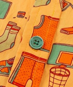 Mokuyobi Slam Dunk Paradise Button Up Shirt Apparel