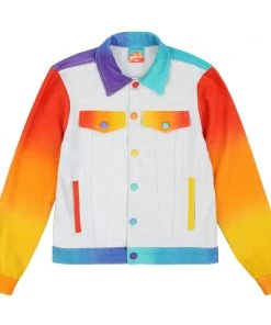 Mokuyobi Apparel Snow Cone Airbrush Denim Jacket