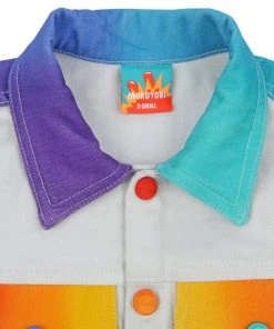 Mokuyobi Apparel Snow Cone Airbrush Denim Jacket