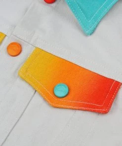 Mokuyobi Apparel Snow Cone Airbrush Denim Jacket