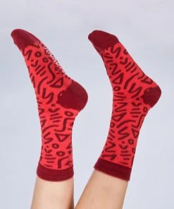Mokuyobi NEW Strawberry Zap Socks
