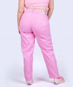 Mokuyobi Taffy Pink Denim Jeans NEW 12 Mokuyobi Taffy Pink Denim Jeans NEW
