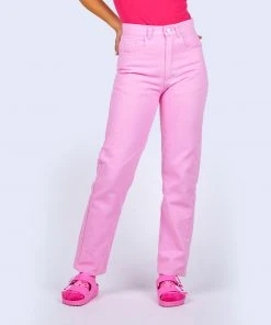 Mokuyobi Taffy Pink Denim Jeans NEW 16 Mokuyobi Taffy Pink Denim Jeans NEW