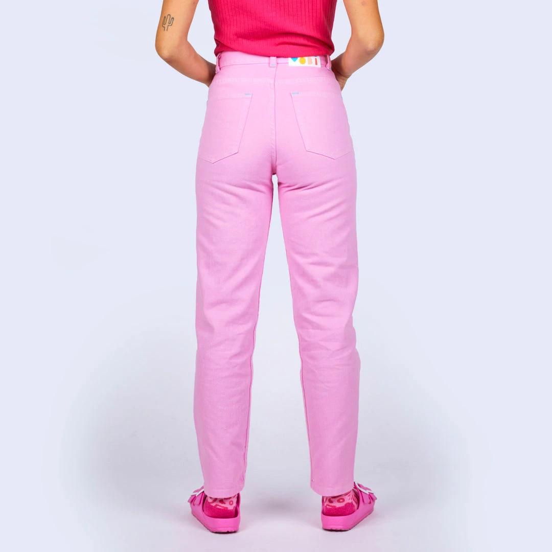 Mokuyobi Taffy Pink Denim Jeans NEW 9 Mokuyobi Taffy Pink Denim Jeans NEW