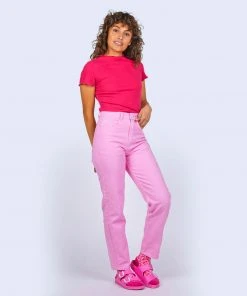 Mokuyobi Taffy Pink Denim Jeans NEW 19 Mokuyobi Taffy Pink Denim Jeans NEW