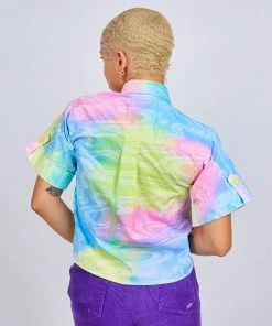 Mokuyobi Vibrant Vision Airplane Blouse Apparel