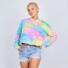 Mokuyobi Vibrant Vision Crop Hoodie