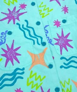 Mokuyobi Wacky Stamp Airplane Blouse