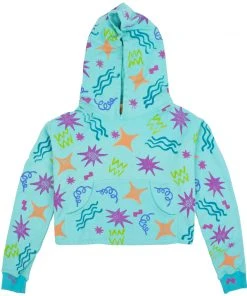 Mokuyobi Wacky Stamp Crop Hoodie