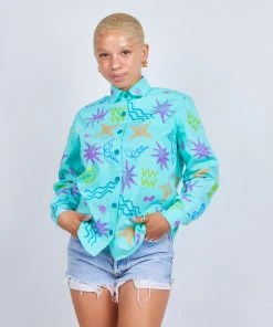 Mokuyobi Wacky Stamp Sadie Blouse