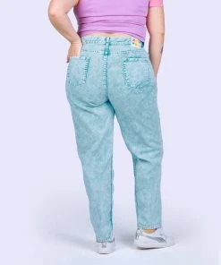 Mokuyobi Wave Acid Wash Denim Jeans