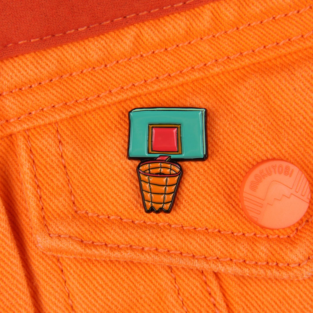 Mokuyobi B-ball Hoop Pin 5 Mokuyobi B-ball Hoop Pin